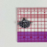 Charm abeille argenté