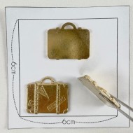 Charm valise doré Charm valise doré