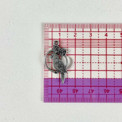 Charm rond argenté Charm rond argenté