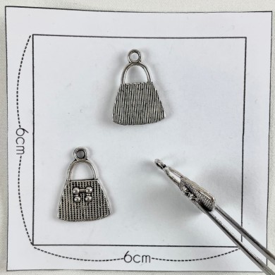 Charm sac argenté Charm sac argenté