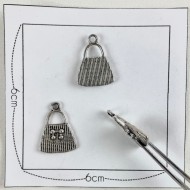 Charm sac argenté Charm sac argenté