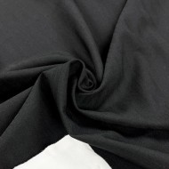 Tissu polyester élasthanne à rayures légère noire Tissu polyester élasthanne à rayures légère noire