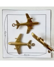 Charm avion doré Charm avion doré