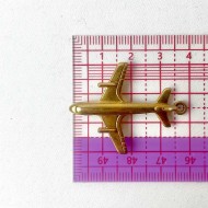 Charm avion doré Charm avion doré