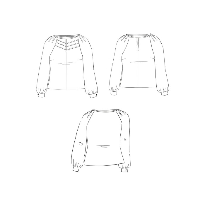 Patron couture Blouse : Chelsea - Maison FAUVE