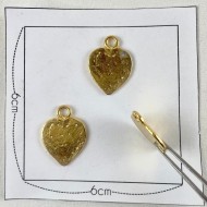 Charm cœur doré Charm cœur doré