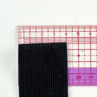 Ruban élastique noir 40mm Ruban élastique noir 40mm