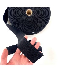 Ruban élastique noir 40mm Ruban élastique noir 40mm