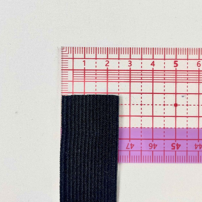 Ruban élastique noir 25mm Ruban élastique noir 25mm