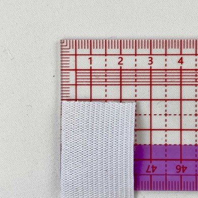 Ruban élastique blanc 25mm Ruban élastique blanc 25mm