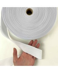 Ruban élastique blanc 40mm Ruban élastique blanc 40mm