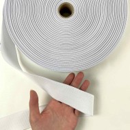 Ruban élastique blanc 40mm Ruban élastique blanc 40mm