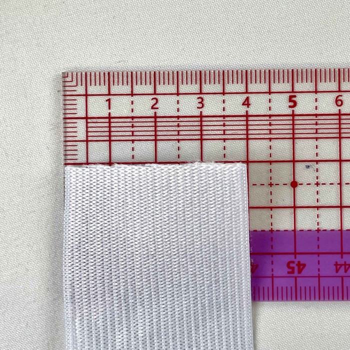 Ruban élastique blanc 40mm Ruban élastique blanc 40mm