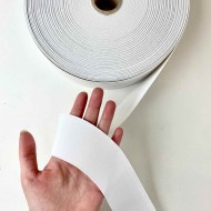 Ruban élastique blanc cassé 50mm Ruban élastique blanc cassé 50mm