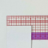 Ruban élastique blanc cassé 50mm Ruban élastique blanc cassé 50mm