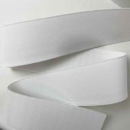 Ruban élastique blanc cassé 50mm Ruban élastique blanc cassé 50mm