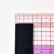 Ruban élastique noir 20mm