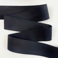 Ruban élastique noir 40mm Ruban élastique noir 40mm