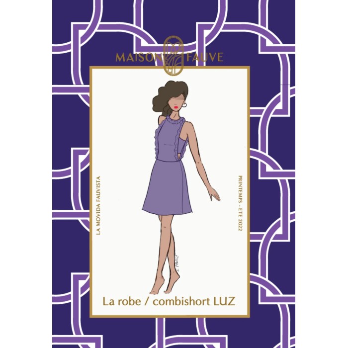 Patron couture Combinaison : Luz - Maison FAUVE Patron couture Combinaison : Luz - Maison FAUVE