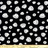 Tissu viscose feuille bicolore