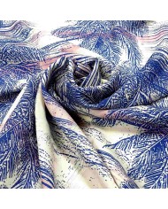 Tissu viscose palmier multicolore Tissu viscose palmier multicolore