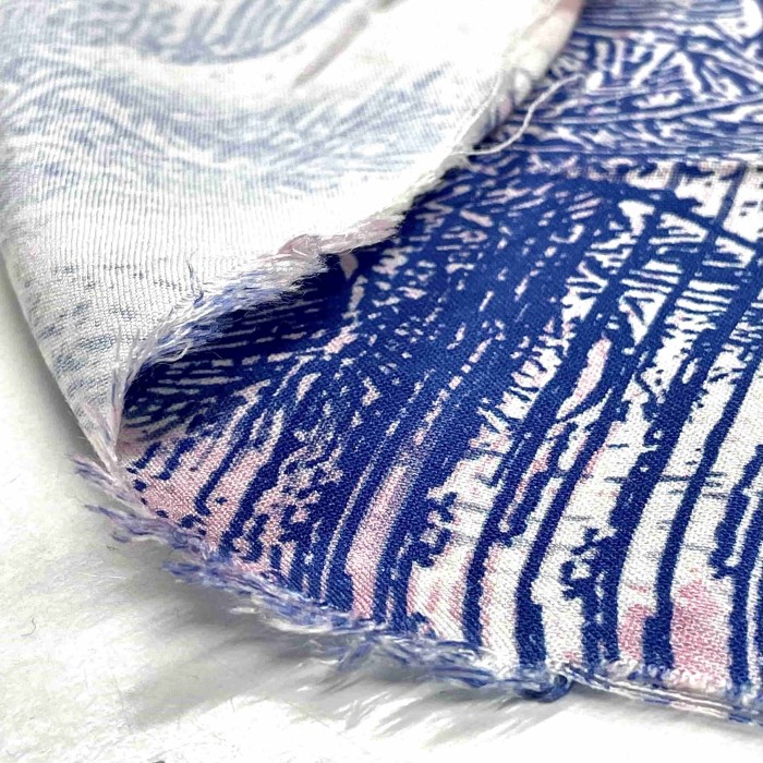 Tissu viscose palmier multicolore Tissu viscose palmier multicolore