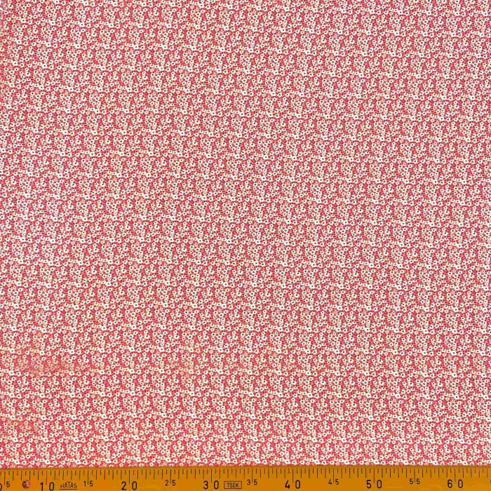 Tissu voile de polyester fleur rose