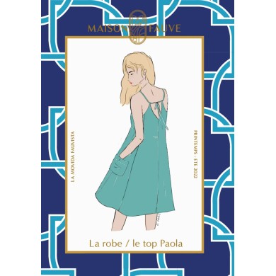 Patron couture Robe : Paola - Maison FAUVE Patron couture Robe : Paola - Maison FAUVE