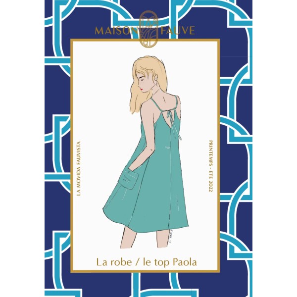 Patron couture Robe : Paola - Maison FAUVE Patron couture Robe : Paola - Maison FAUVE