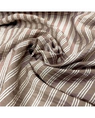 Tissu viscose à rayure multicolore Tissu viscose à rayure multicolore