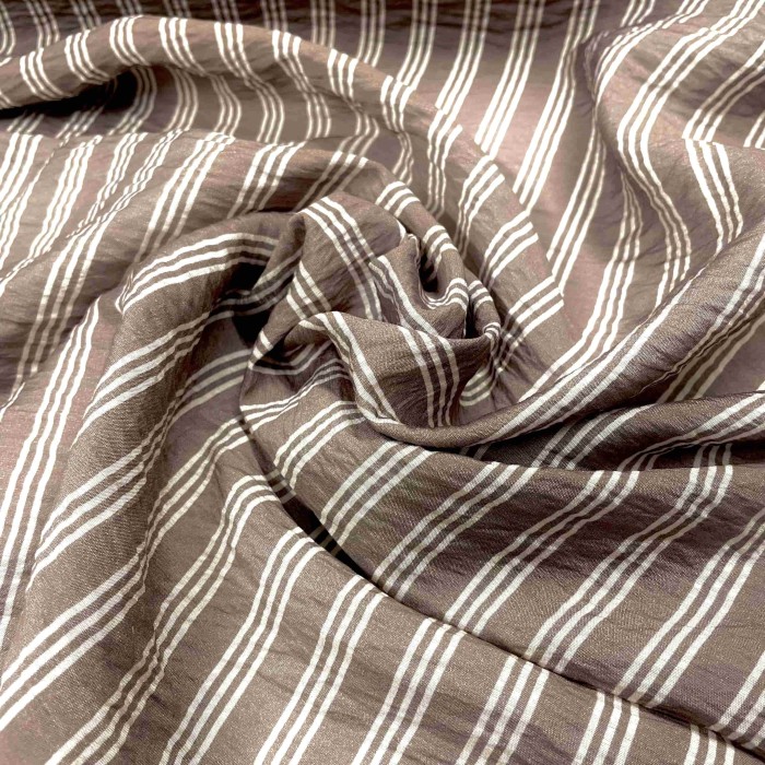 Tissu viscose à rayure multicolore Tissu viscose à rayure multicolore