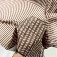 Tissu viscose à rayure multicolore Tissu viscose à rayure multicolore