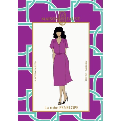 Patron couture Robe : Penelope - Maison FAUVE Patron couture Robe : Penelope - Maison FAUVE