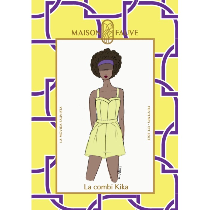 Patron couture combishort/robe : Kika - Maison FAUVE Patron couture combishort/robe : Kika - Maison FAUVE