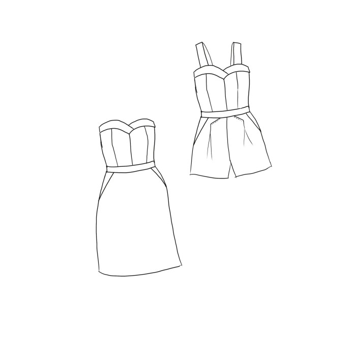 Patron couture combishort/robe : Kika - Maison FAUVE Patron couture combishort/robe : Kika - Maison FAUVE