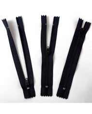 Fermeture non séparable noir en nylon 14cm