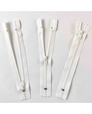 Fermeture non séparable écru en nylon 14cm