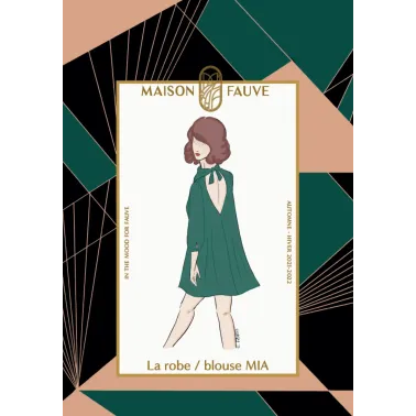 Patron couture Robe : Mia - Maison FAUVE