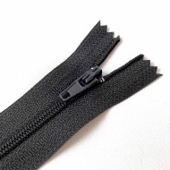 Fermeture non séparable anthracite en nylon 14cm