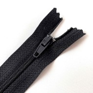 Fermeture non séparable anthracite foncé en nylon 14cm