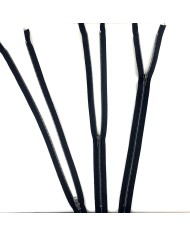 Fermeture non séparable noir en métal 45 cm