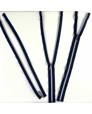 Fermeture spirale séparable marine en nylon 45 cm