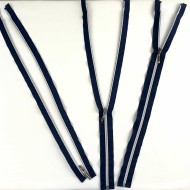 Fermeture spirale séparable marine en nylon 45 cm