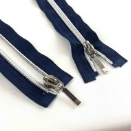 Fermeture spirale séparable marine en nylon 45 cm