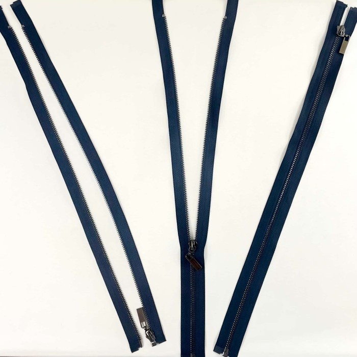 Fermeture séparable marine en métal 46 cm