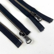 Fermeture séparable noir en métal 50 cm