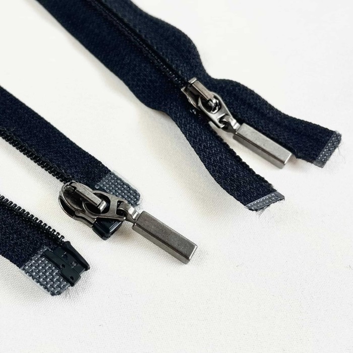 Fermeture séparable noir en nylon 50 cm