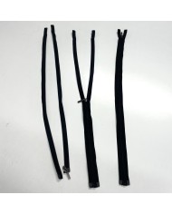 Fermeture séparable noir en nylon 50 cm