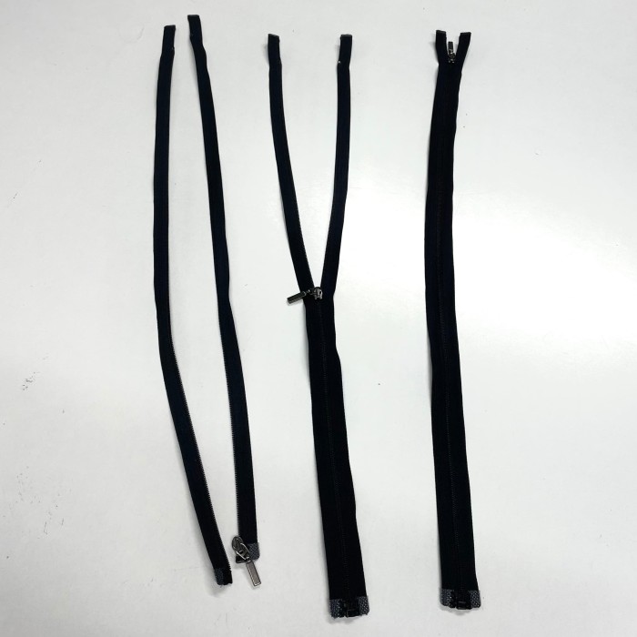 Fermeture séparable noir en nylon 50 cm