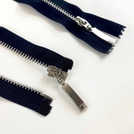 Fermeture séparable marine en métal 50 cm